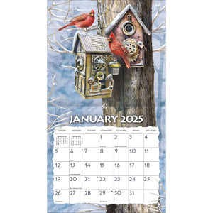 Birdhouses 2025 Lang Calendar