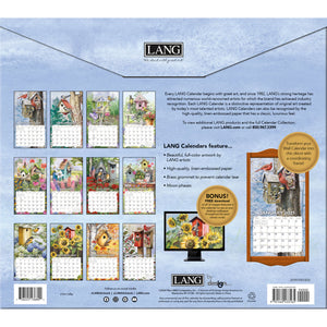 Birdhouses 2025 Lang Calendar