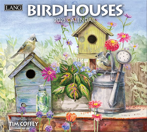 Birdhouses 2025 Lang Calendar