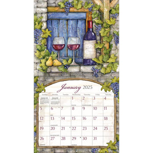 Wine Country 2025 Lang Calendar