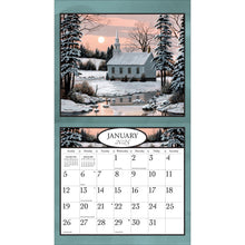 Load image into Gallery viewer, Country Churches 2025 Lang Calendar
