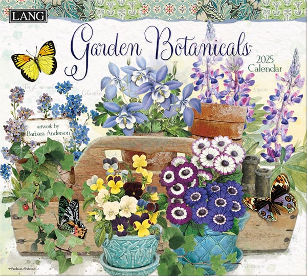 Garden Botanicals 2025 Lang Calendar