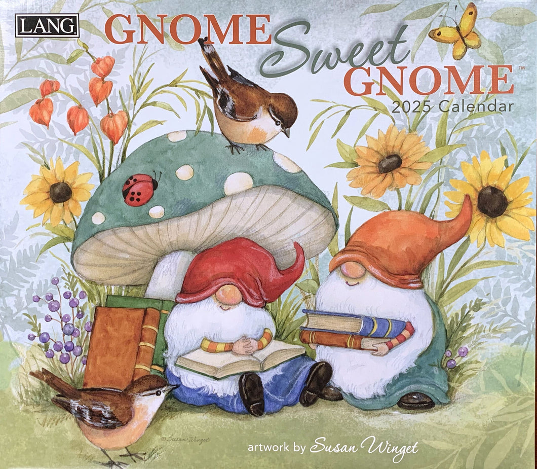 Gnome Sweet Gnome 2025 Lang Calendar