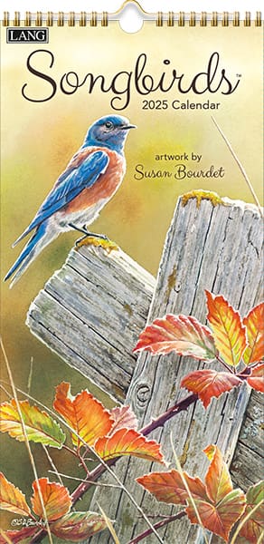 Songbirds 2025 Vertical Lang Calendar