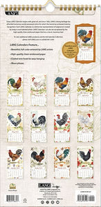 Proud Rooster 2025 Vertical Lang Calendar