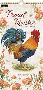 Proud Rooster 2025 Vertical Lang Calendar