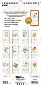 Watercolor Seasons 2025 Vertical Lang Calendar