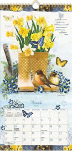 Garden Botanicals 2025 Vertical Lang Calendar