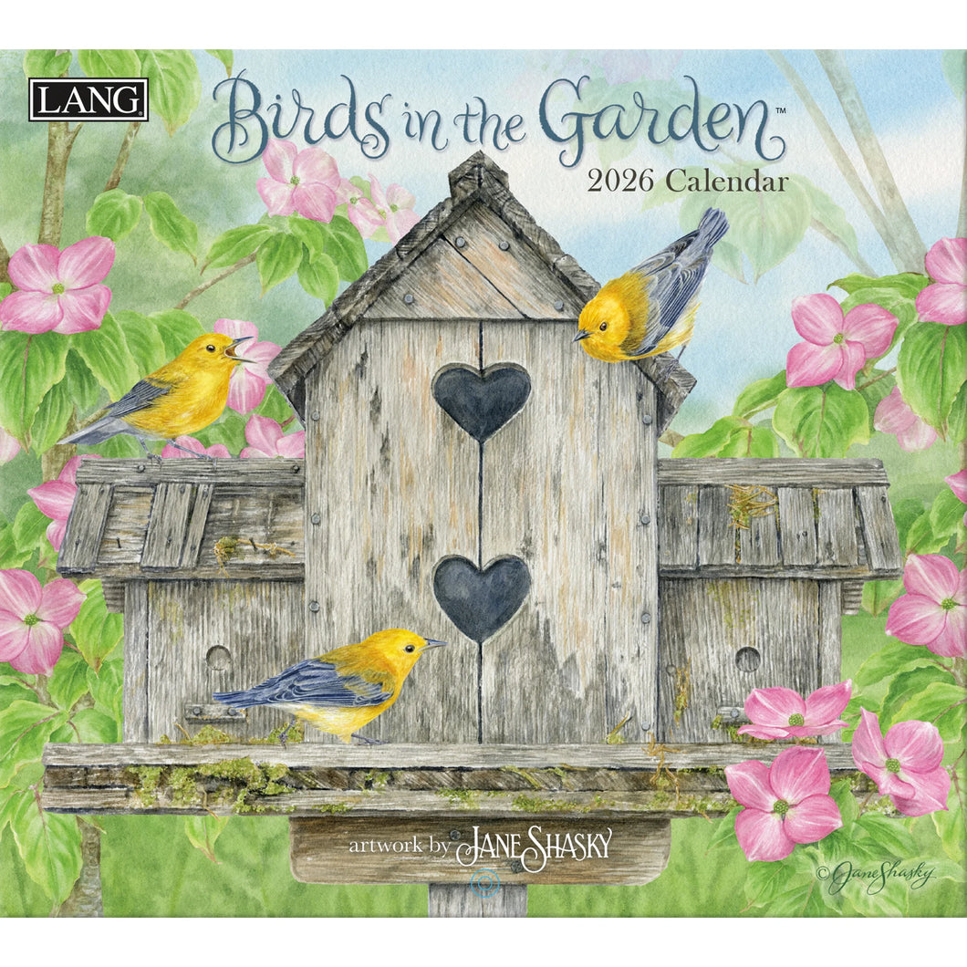 Birds In The Garden 2026 Lang Calendar