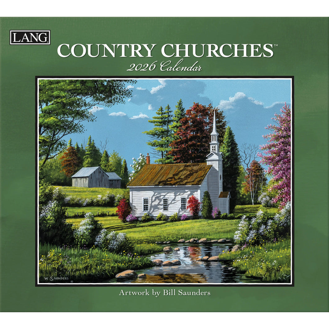 Country Churches 2026 Lang Calendar