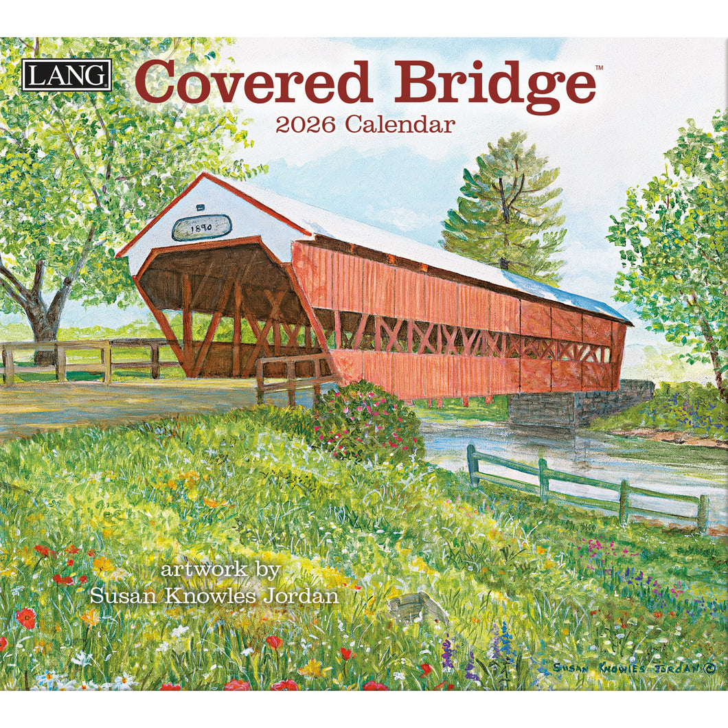 Covered Bridge 2026 Lang Calendar