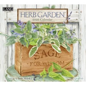 Herb Garden 2026 Lang Calendar