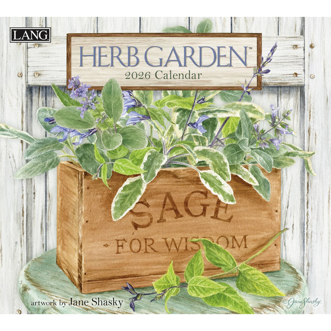Herb Garden 2026 Lang Calendar