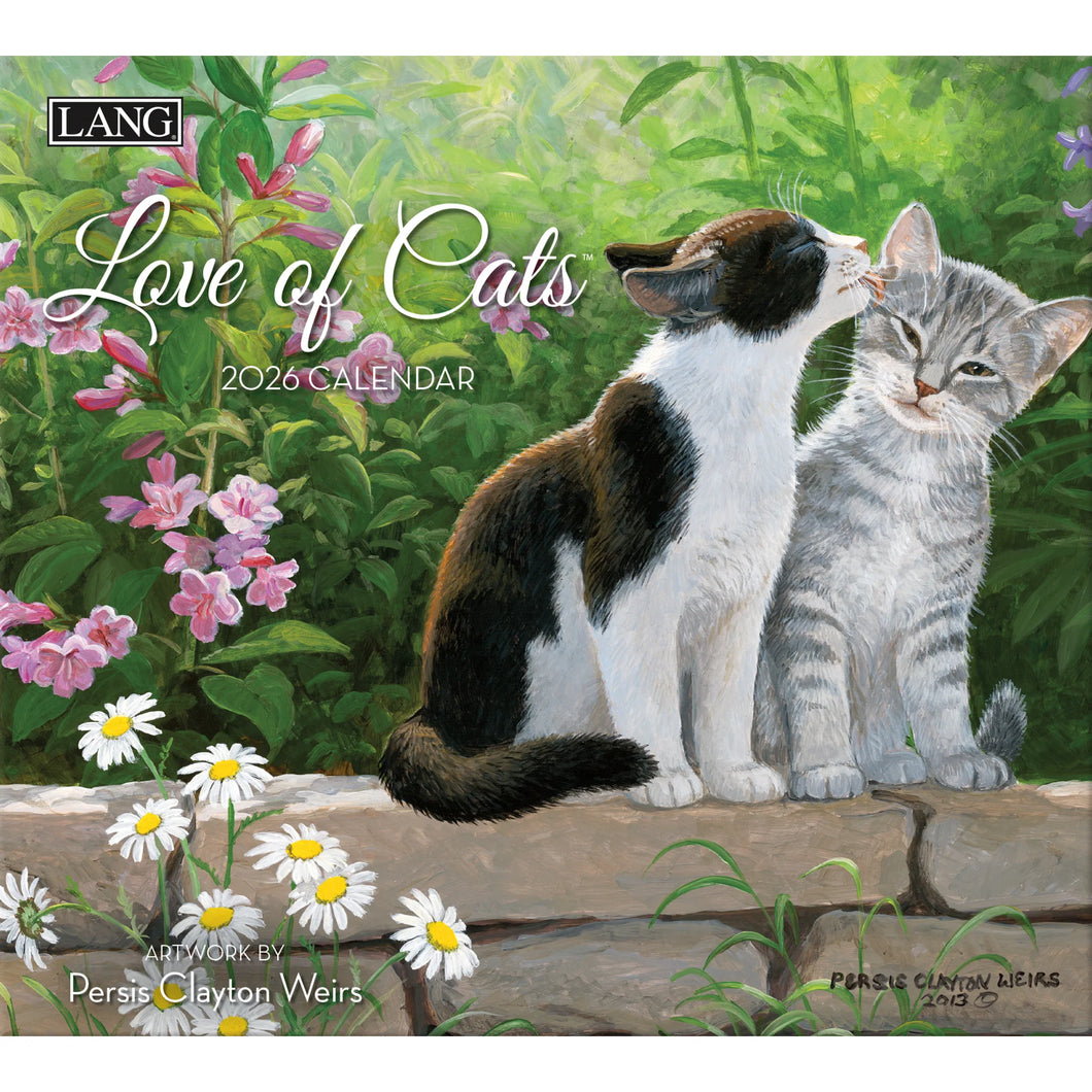Love Of Cats 2026 Lang Calendar