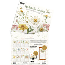 Load image into Gallery viewer, Watercolor Seasons 2026 Lang Calendar
