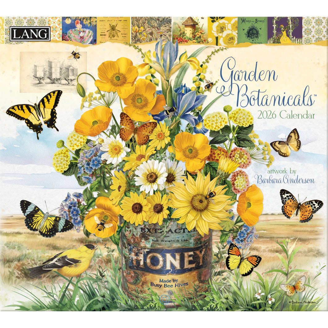 Garden Botanicals 2026 Lang Calendar
