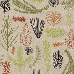 Forest Finds Naturals Luncheon Napkins