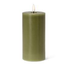 Load image into Gallery viewer, Luxlite Flameless 3x6" LED Pillar Candle - Green

