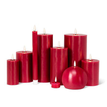 Load image into Gallery viewer, Red LED 3x6" Pillar Candle
