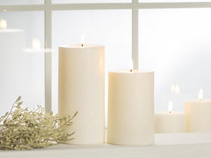 Luxlite Flameless 3x4" LED Pillar Candle - Sand