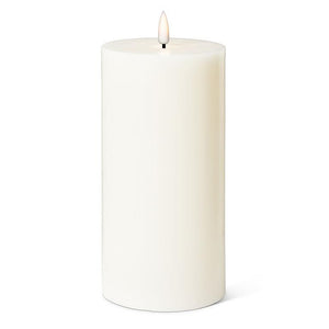 Luxlite Flameless 4x8" LED Pillar Candle - Sand