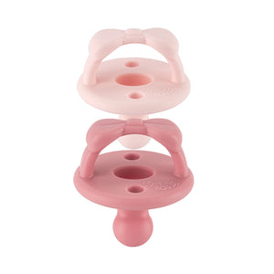 Pink Sweetie Orthodontic Pacifier Set