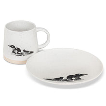 Load image into Gallery viewer, Wide Base Mug with Loons
