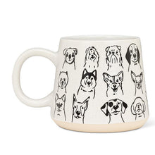 Load image into Gallery viewer, Oversized Mug with Dog Drawings
