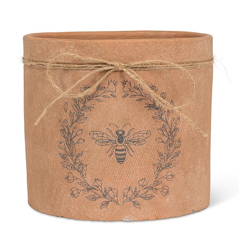 Bee In Crest Planter - Large