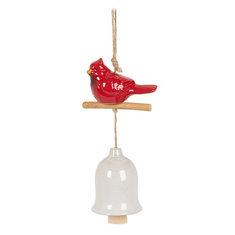 Bell with Perched Cardinal