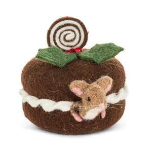 Mouse in Christmas Cake