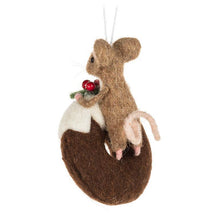 Load image into Gallery viewer, Mouse on Iced Donut Ornament
