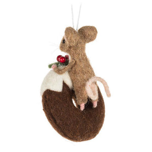 Mouse on Iced Donut Ornament