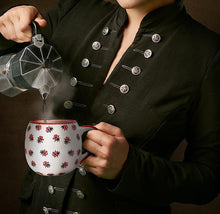 Load image into Gallery viewer, Allover Ladybug Ball Mug
