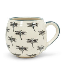 Load image into Gallery viewer, Allover Dragonfly Ball Mug
