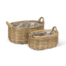 Load image into Gallery viewer, Oval Baskets with Handles - Assorted
