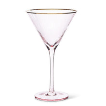 Load image into Gallery viewer, Optic Martini with Gold Rim
