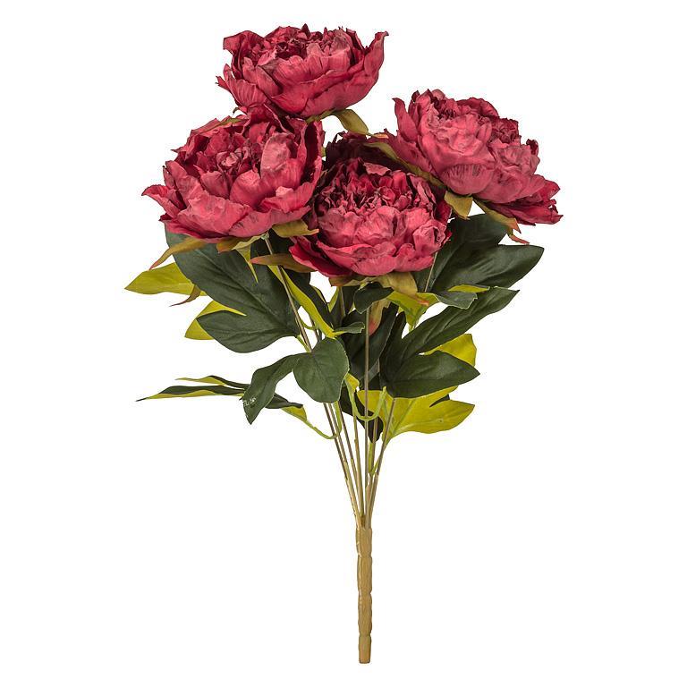 Burgundy Open Peony Bouquet