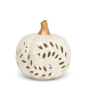 Ivory Small Round Pumpkin