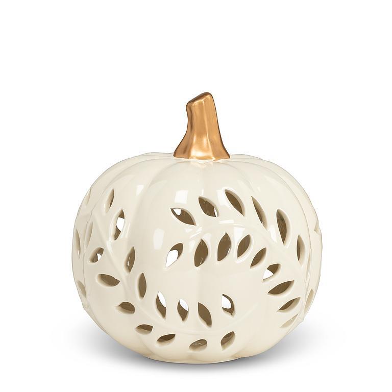 Ivory Small Round Pumpkin