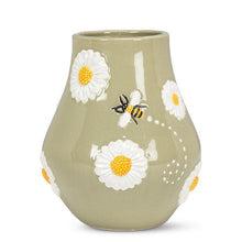 Load image into Gallery viewer, Vase with Daisies &amp; Bee
