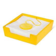 Load image into Gallery viewer, Square Lemon Slice Napkin Holder
