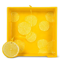 Load image into Gallery viewer, Square Lemon Slice Napkin Holder
