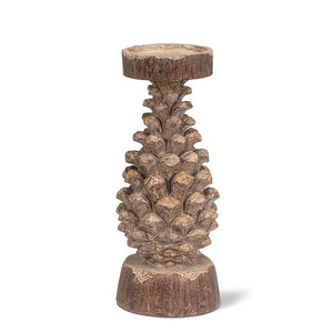 Large Pinecone Pillar Holder