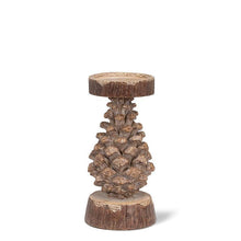 Load image into Gallery viewer, Small Pinecone Pillar Holder
