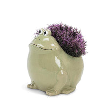 Load image into Gallery viewer, Large Sitting Frog Planter
