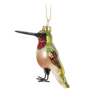 Ruby Throat Hummingbird Ornament