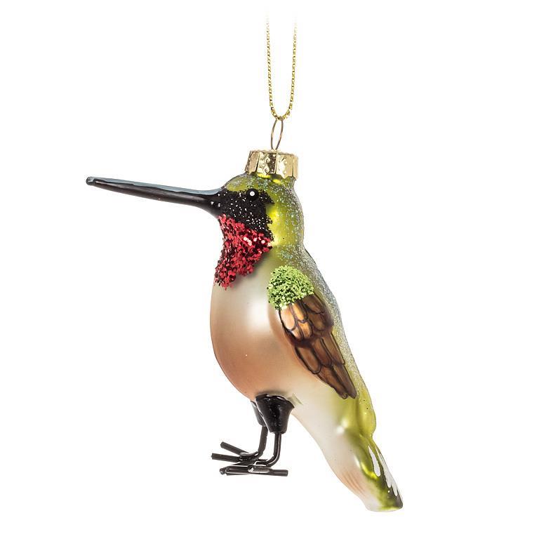 Ruby Throat Hummingbird Ornament