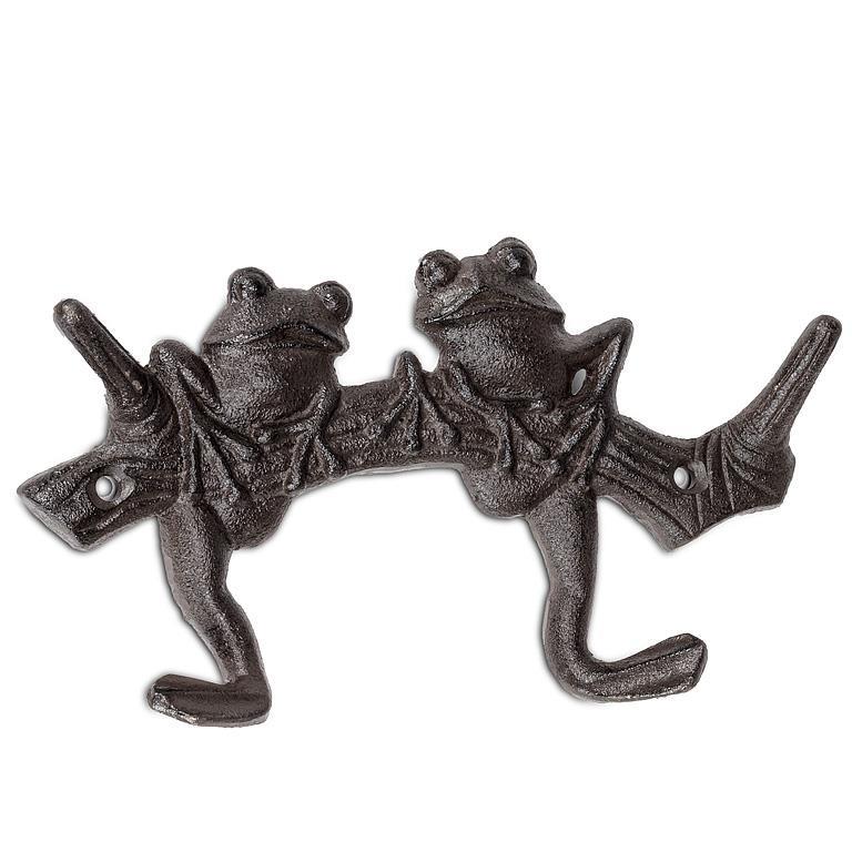 Frogs on Branch Hook