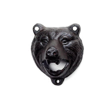 Load image into Gallery viewer, Growling Bear Wall Bottle Opener
